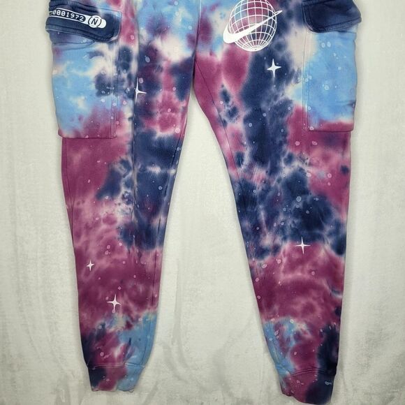 Nike Sportwear Club Space Wave Cargo Sweatpants Joggers Size Small - Picture 3 of 10